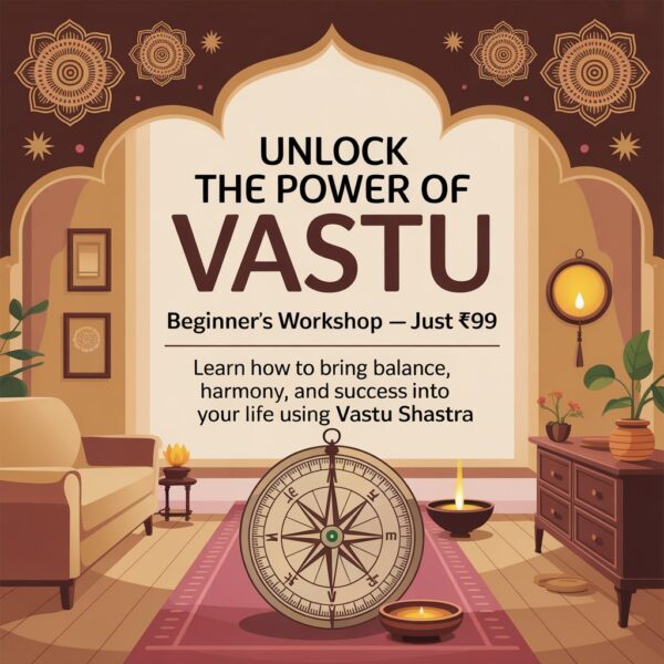 Unlock the Power of Vastu: A Beginner’s Workshop for a Balanced Life